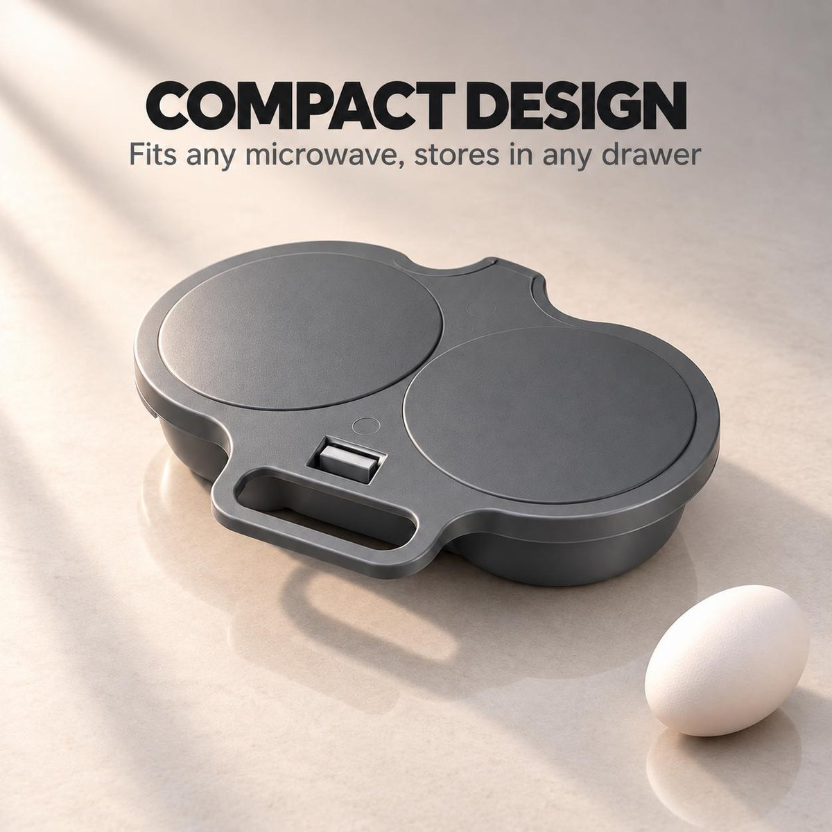 Nonstick Microwave Egg Poacher.
