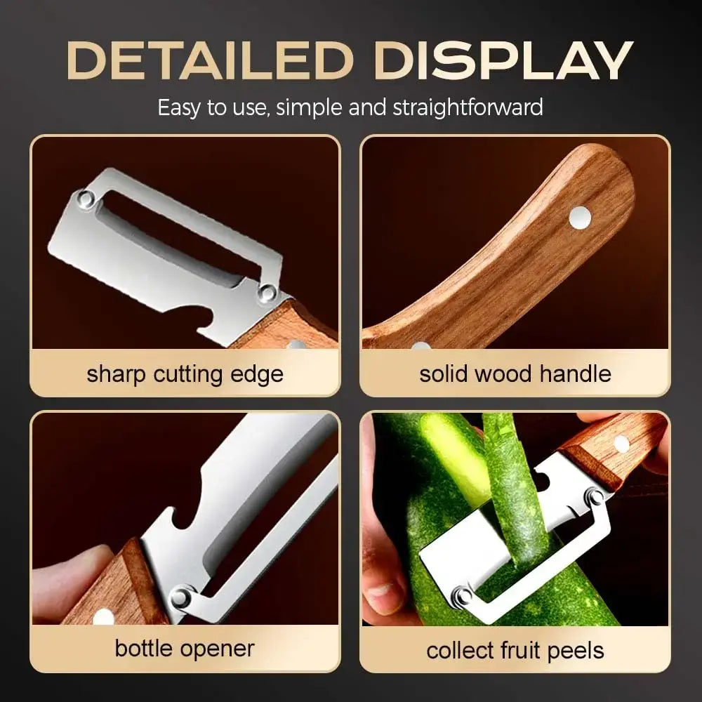 2-in-1 Multifunctional Vegetable Peeler Set.