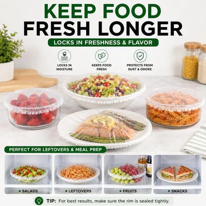 Disposable Stretch Food Covers.