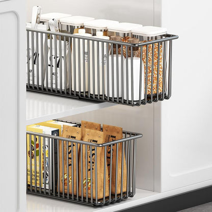 Pull-Out Cabinet Organizer Basket.