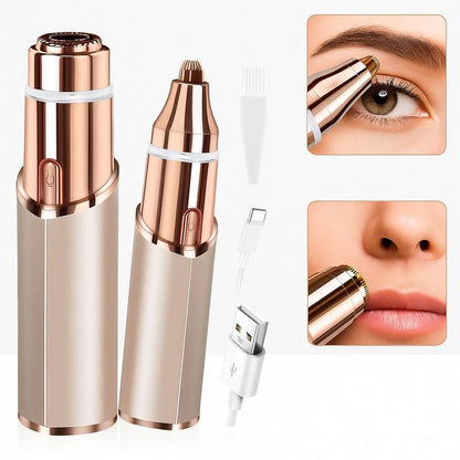 Premium 2-in-1 Facial Hair Remover & Nose Trimmer