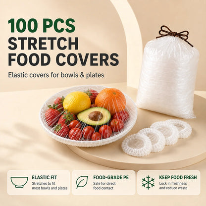 Disposable Stretch Food Covers.
