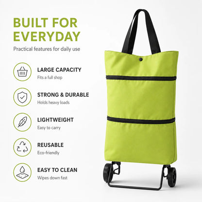 Expandable Grocery Trolley.