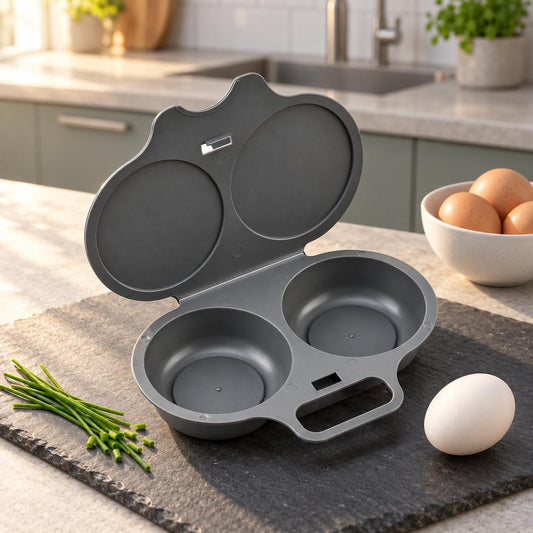 Nonstick Microwave Egg Poacher.